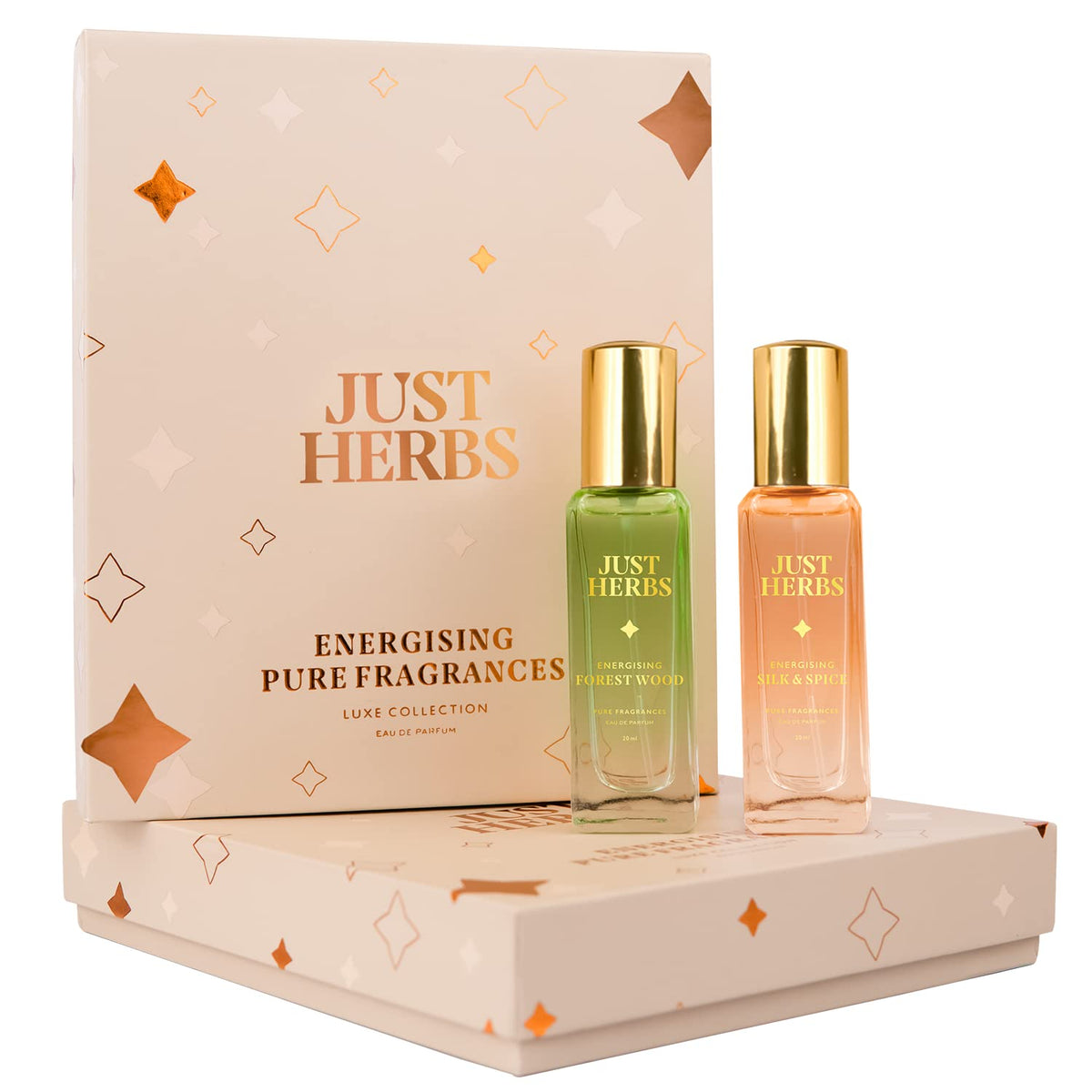 Just Herbs Edp Perfume Long Lasting Luxury Scent Gift Set For Men & Women - 2X20 Ml