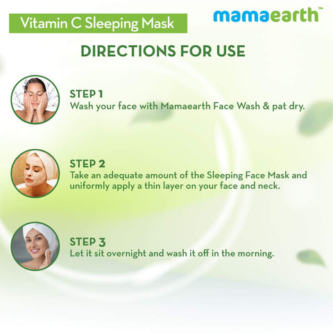 Mamaearth Vitamin C sleeping mask 100gm