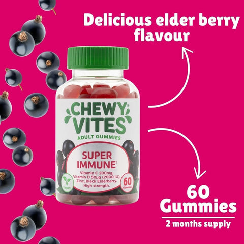 Chewy Vites Adults Super Immune Gummies 60's