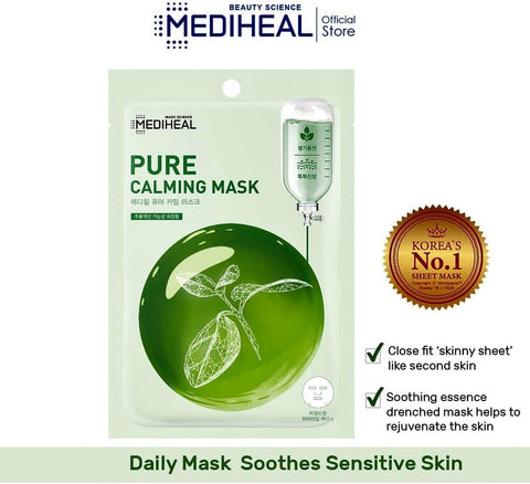 Mediheal Pure Calming Sheet Mask | 1 Sheet, (20 Ml)