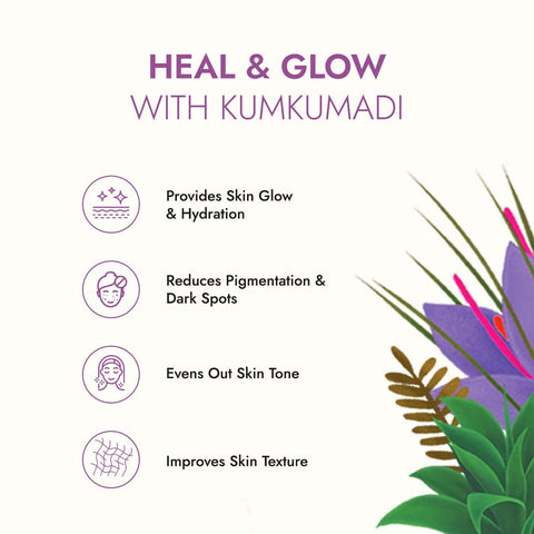 Kapiva Glow Kumkumadi Face Wash | Kumkumadi Glow Face Oil | Skin Foods Glow Mix | Reduce Pigmentation in 2 months