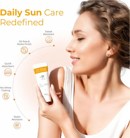 Brinton Uv Doux Sunscreen Gel 50 Gm Combo (50Gm + Cleanser)