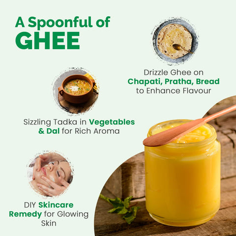 Auric A2 Bilona Desi Cow Ghee 500 ml