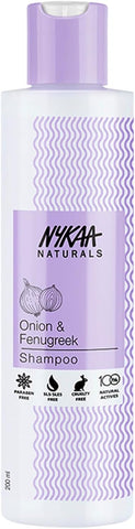 Nykaa Naturals Onion & Fenugreek Hair Growth Shampoo