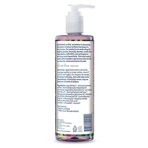 Faithinnature Hand Wash Lavender & Geranium 400ml