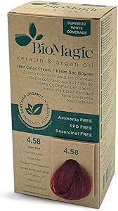 Biomagic Hair Color C K 4/58 Red Violet Auburn
