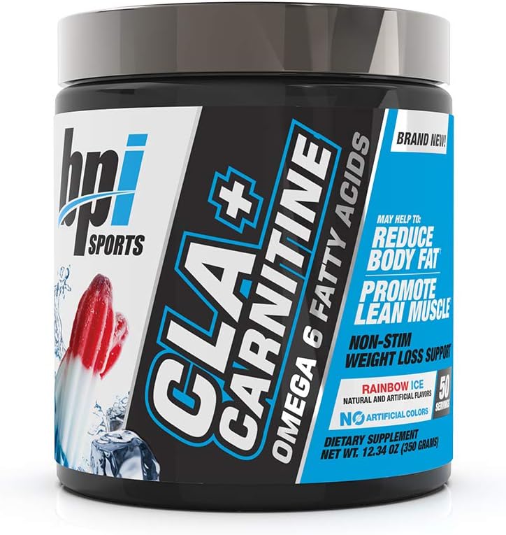 BPI Sports CLA + Carnitine Rainbow Ice 50 servings