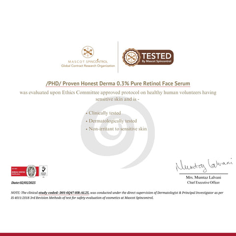 PHD 0.3% Pure Retinol Face Serum 30ml