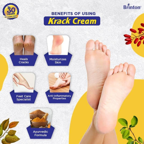 Brinton Krack Heel Repair Cream 25g
