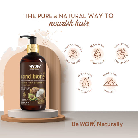 WOW Skin Science Coconut & Avocado Oil Hair Conditioner 300ml