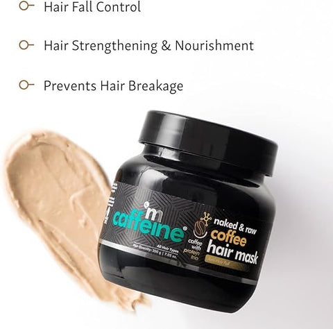 mCaffeine Naked & Raw Coffee Hair Mask (200 gm)_MCaf100