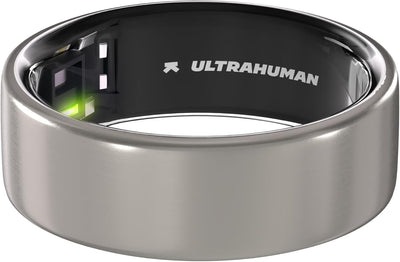 Ultrahuman Ring Air - Raw Titanium (Size 11)