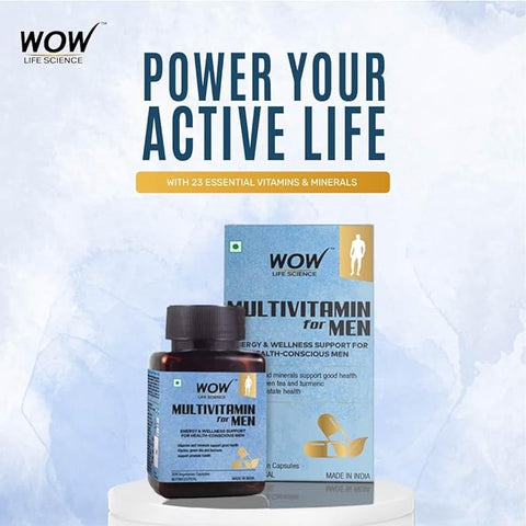 Wow Life Science Multi VITAMIN Capsules Men 60N