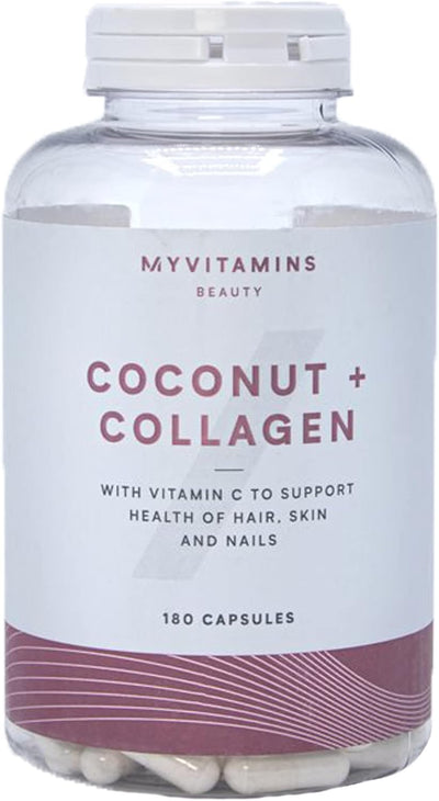 Myvitamins Coconut and Collagen V1 Unflavored 180 Capsules