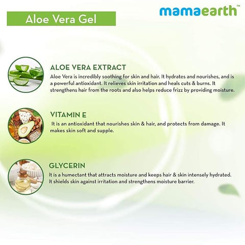 Mamaearth Aloe Vera Gel, 300 ml