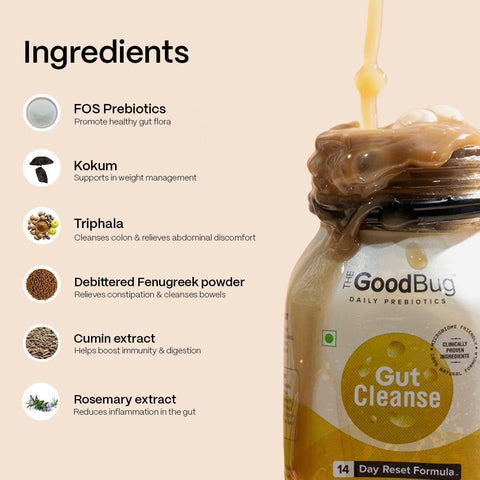 The Good Bug Gut Cleanse Shots | Pack Of 14 | Detox Shots | Improves Digestion | Improves Gut Health