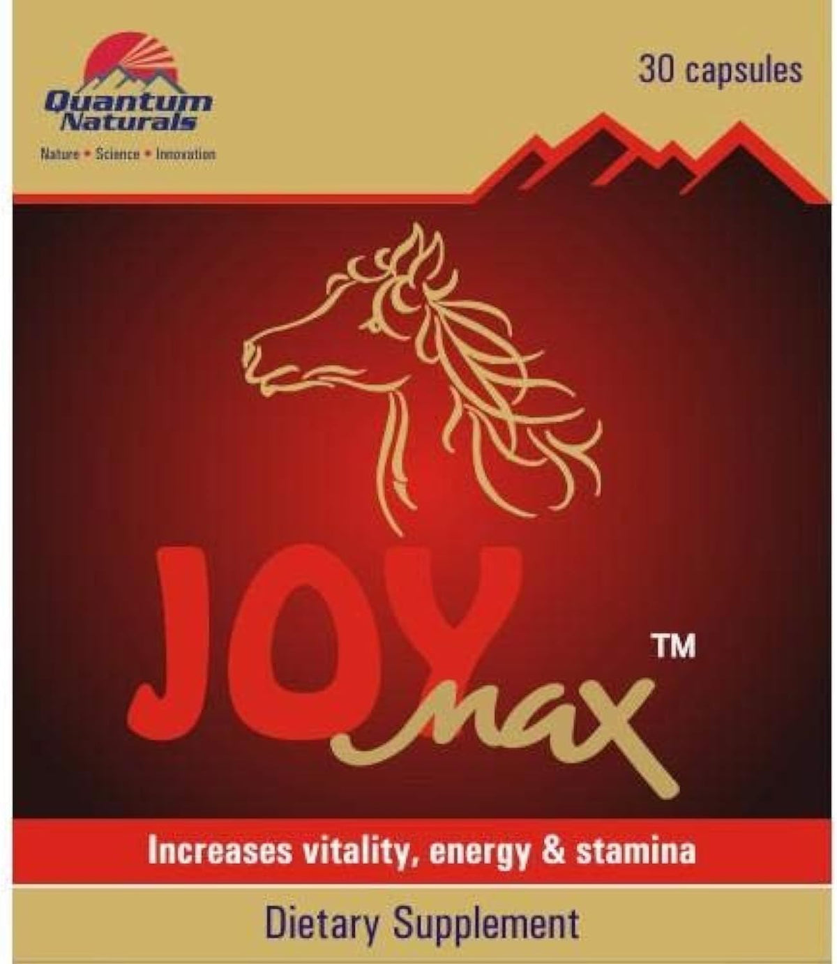 QUANTUM NATURALS Joy Max Food Supplement (30 Capsules)