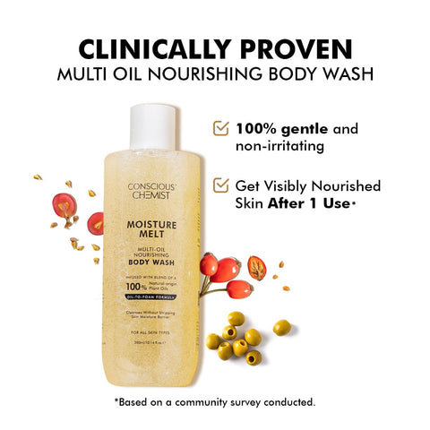 Conscious Chemist Multi-Oil Body Wash Shower Gel | 300ml