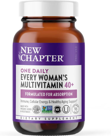 New Chapter Every Woman's One Daily 40+ Multivitamin Tablets, 330 Grams Pink