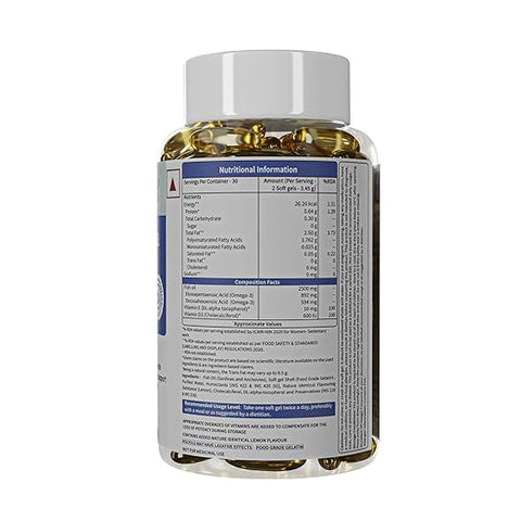 Neuherbs Deep-Sea Fish Oil Lemon Flavour softgels 60