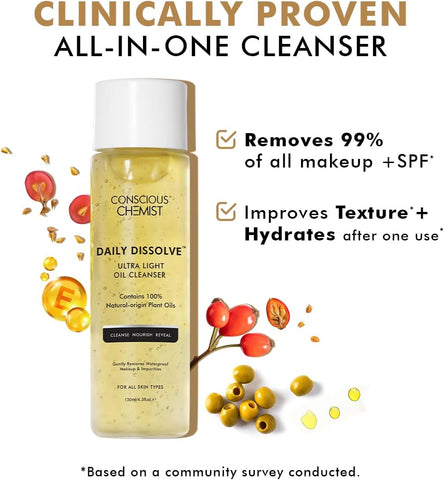 Conscious Chemist Makeup Remover Oil Cleanser| 130 Ml