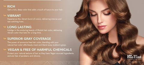 Biotint Permanent Hair Color 4.6 Medium Dark Red 1'S 191108