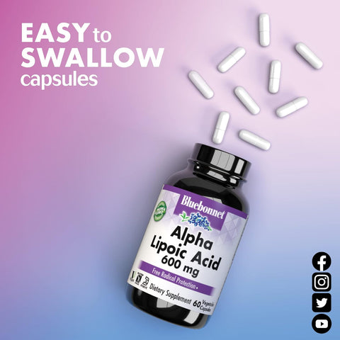 BlueBonnet ALPHA LIPOIC ACID 600MG VCAPS 30S