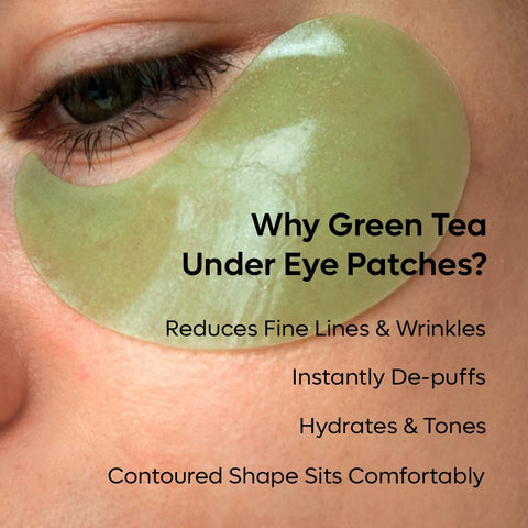 mCaffeine Green Tea Hydrogel Under Eye Patches