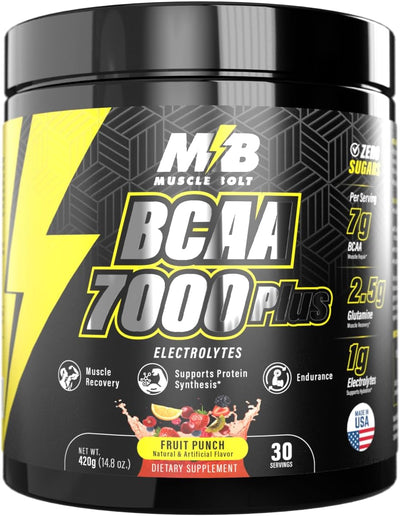 Muscle Bolt BCAA 7000 Plus Fruit Punch 420g