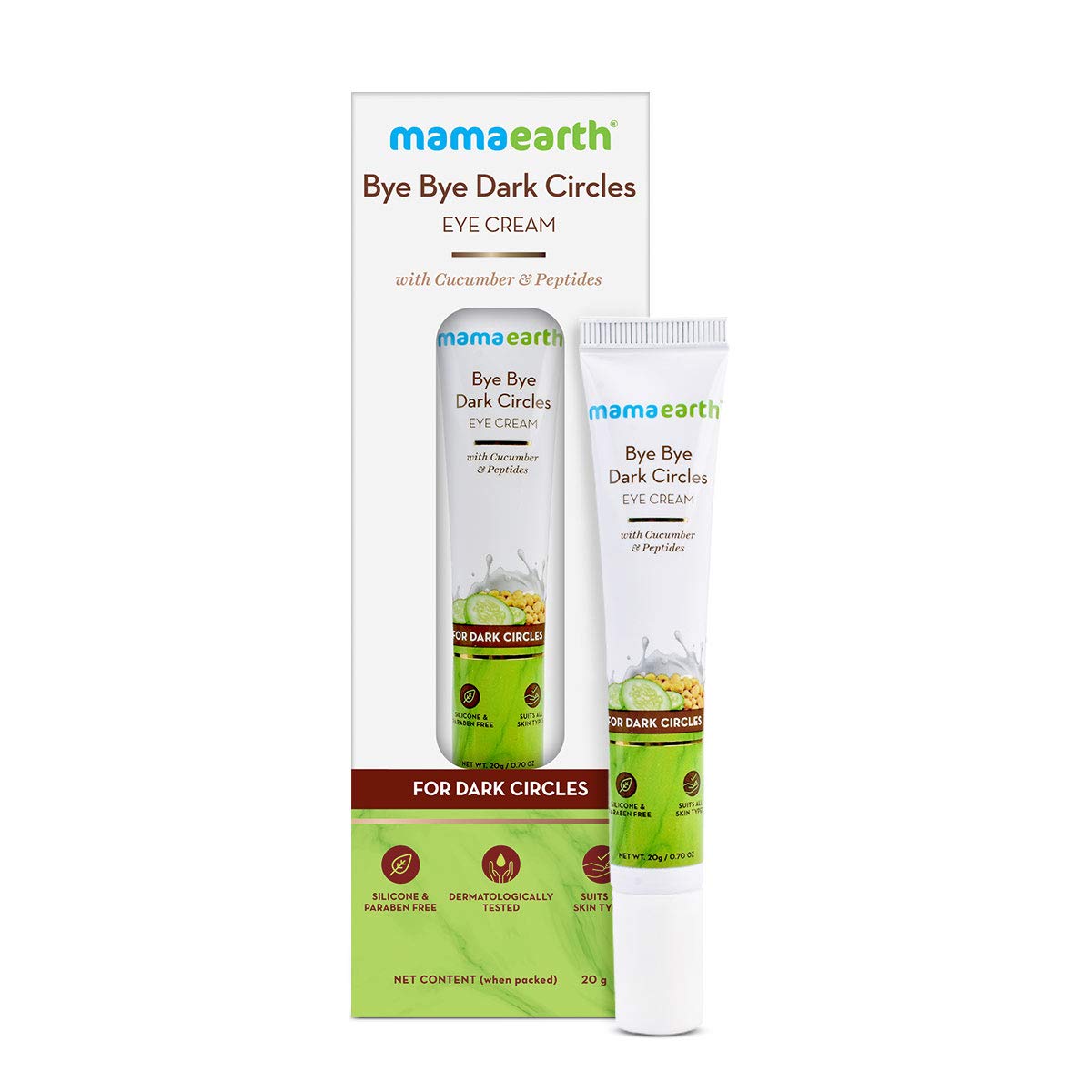 MAMAEARTH Bye Bye Dark Circles Eye Cream 20 ml