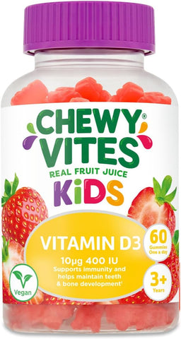 Chewy Vites Kids Vitamin D3 400IU Gummies 60's