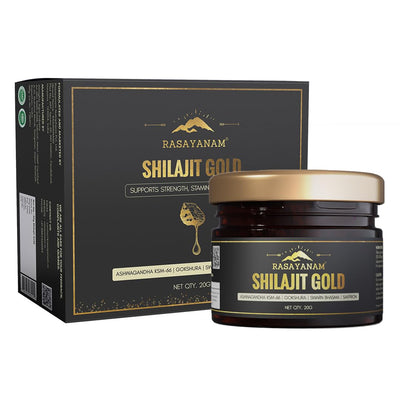 Rasayanam Shilajit Gold Resin 20g (80 Servings)