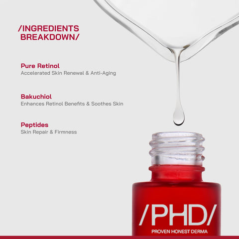 PHD 0.3% Pure Retinol Face Serum 30ml