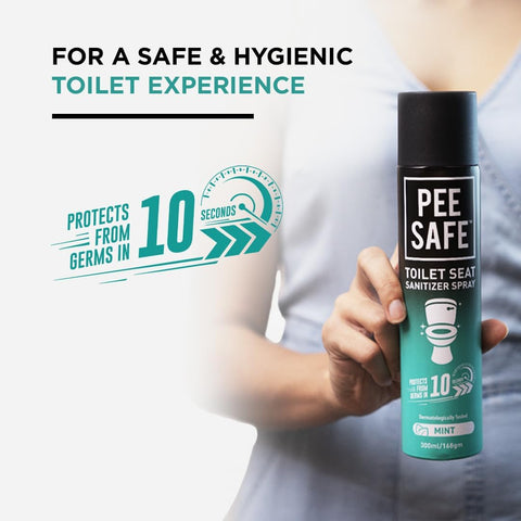 PEE SAFE Toilet Seat Sanitizer Spray Mint 300 ml -