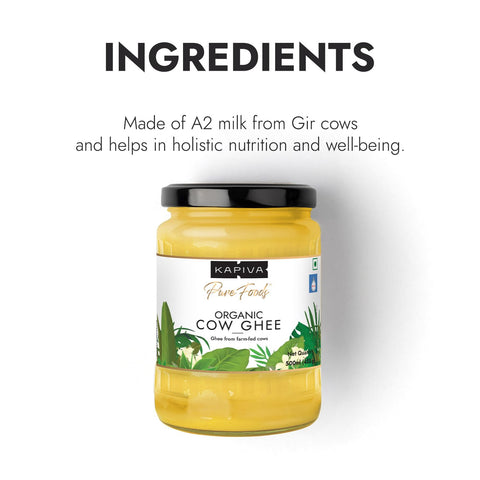 Kapiva Organic Cow Ghee 500 ml