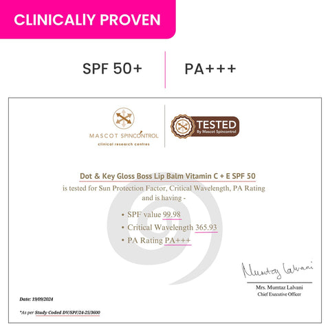 Dot & Key Gloss Boss Lip Balm With Vitamin C+E Watermelon Rush 12gm