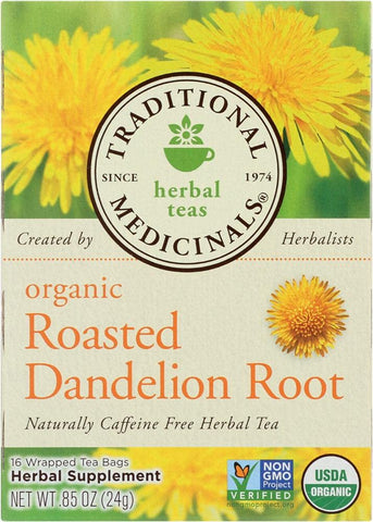Traditional Medicinals Dandelion Leaf & Root 16 Tea Bags: 00235
