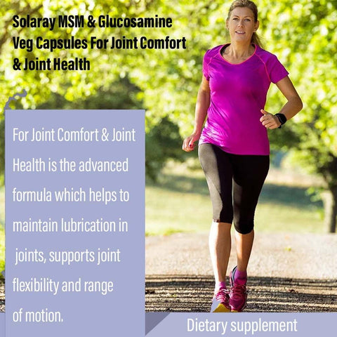 Solaray MSM & Glucosamine V-Cap 90's