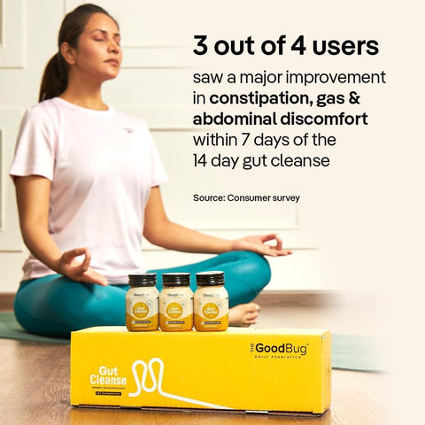 The Good Bug Gut Cleanse Shots | Pack Of 14 | Detox Shots | Improves Digestion | Improves Gut Health