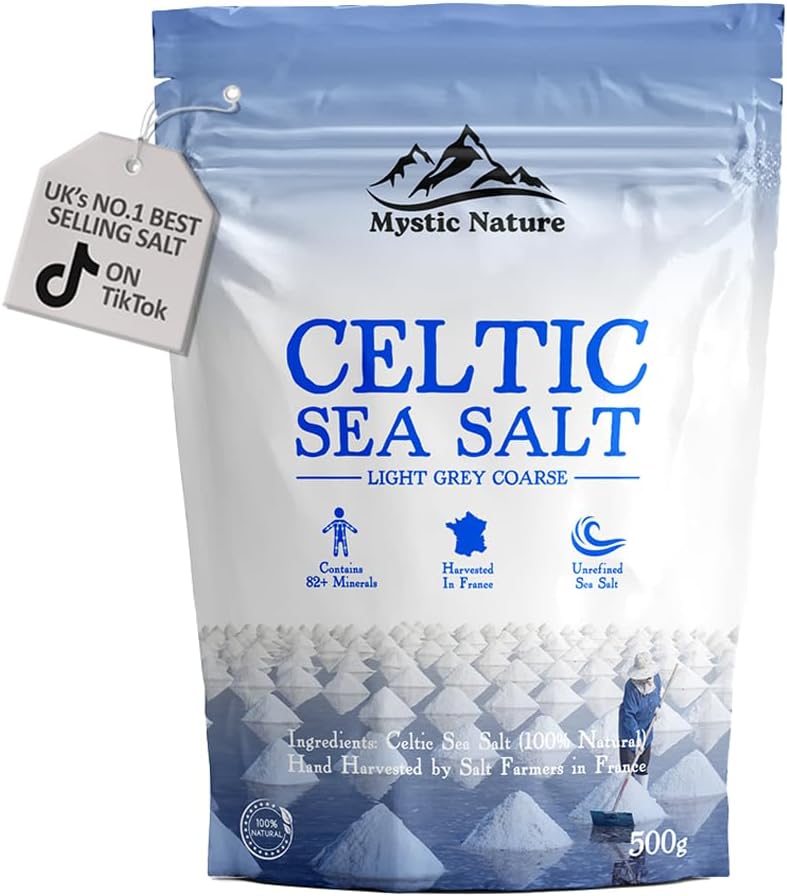 Mystic Nature - CELTIC SEA SALT - Light Grey Coarse 500g