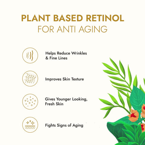 Kapiva Ashwagandha Anti-Aging Face Oil (30ml) | Plant Based Retinol | 100% Ayurvedic Oil for Wrinkles & Fine Lines | With Bakuchi Oil, Herbal Actives