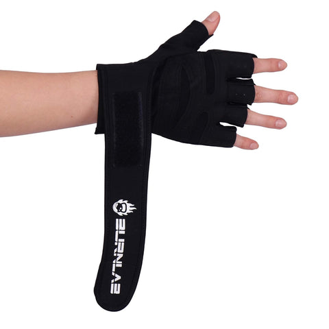 Burnlab Basic Gym Gloves with Wrist Support (Red XL)