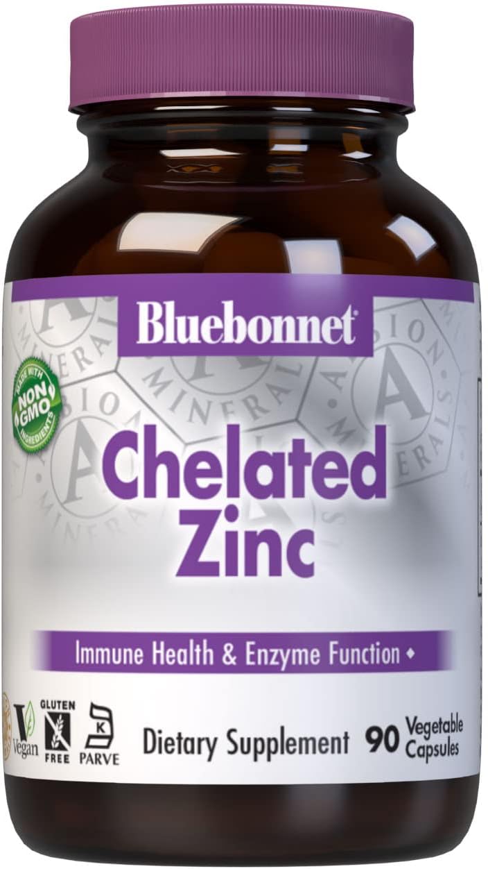 BlueBonnet 30 Mg Chelated Zinc 90 Capsules