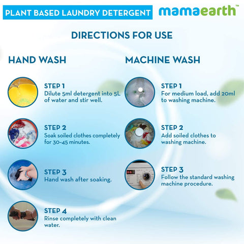 Mamaearth Plant Based Laundry Detergent 1000 ml