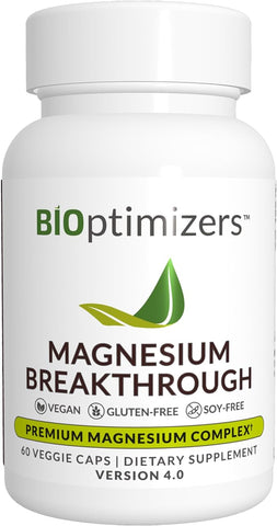 BiOptimizers Magnesium Breakthrough Supplement 4.0 (60 Capsules)