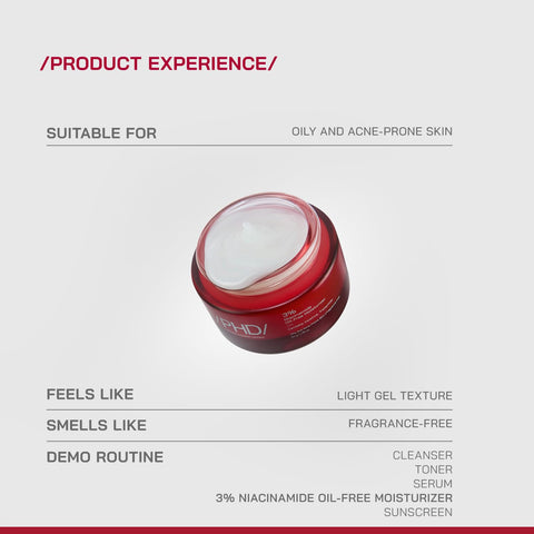 PHD 3% Niacinamide Oil-Free Moisturizer 50g