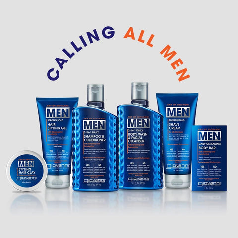 Giovanni Men Strong Hold Hair Styling Gel 201Ml