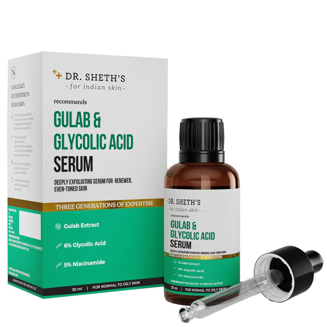 Dr. Sheth’s Gulab & Glycolic Acid Serum 30 ml