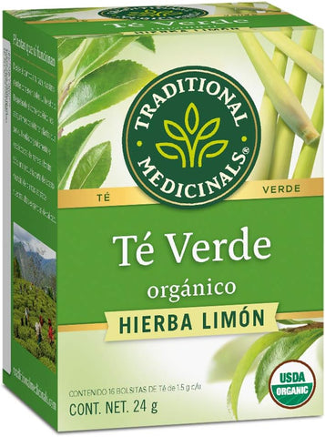 Traditional Medicinals Green Tea Lemongrass 16 Teabags