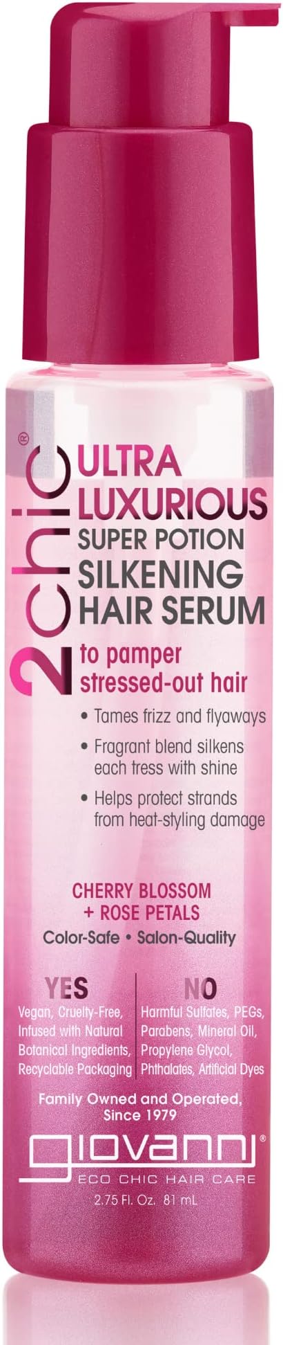 Giovanni 2chic Ultra-luxurious Silken Hair Serum 2.75oz